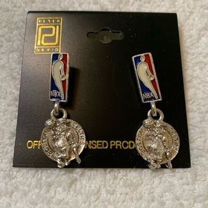 Vintage NBA Boston Celtics Earrings NIP